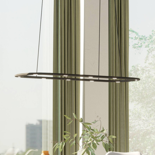BYOK Piani Lungo pendellampe 96cm svart