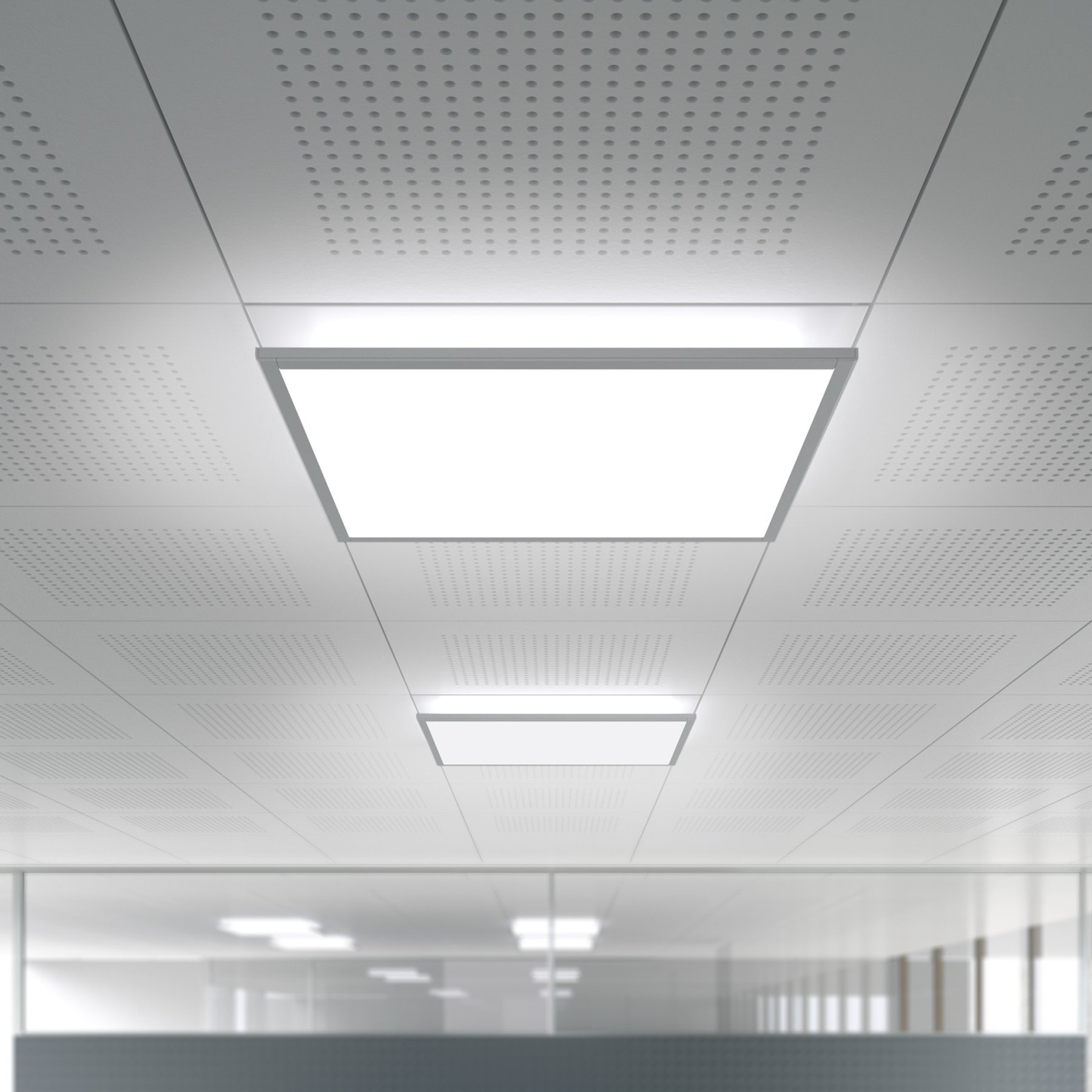 LED-downlight IDOO.fit 62.3x62.3cm IFE5000/VTL/D