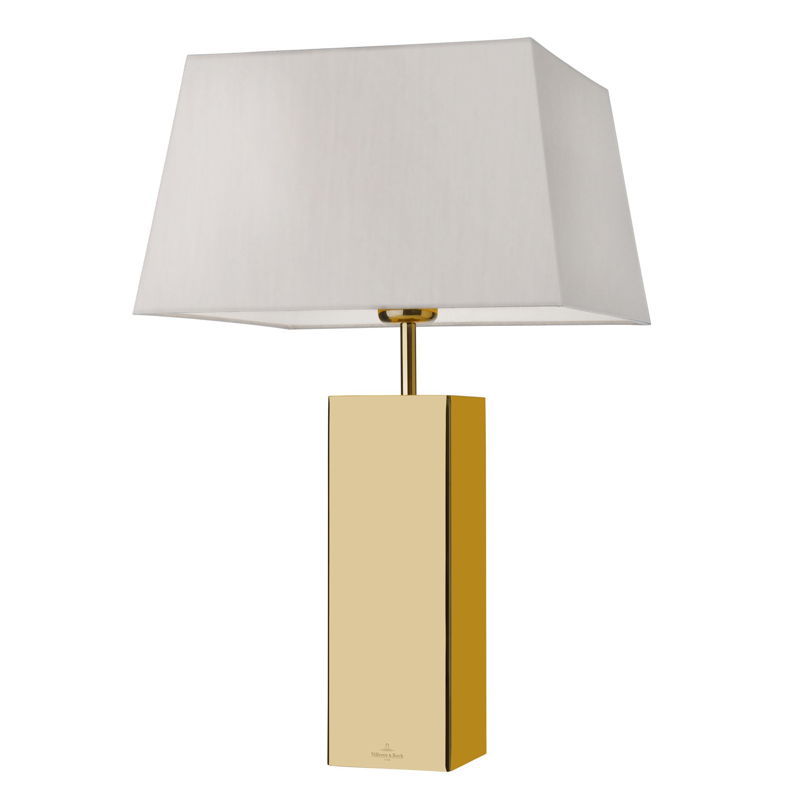 Villeroy & Boch Prag bordlampe i gullstil