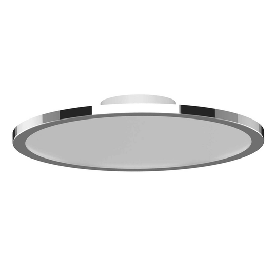 Lightme LED-taklampe Aqua Ø 30,2 cm krom