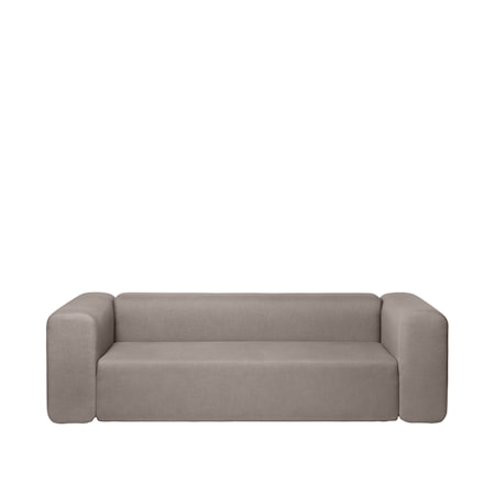 Lagoon 3-seters sofa Latte