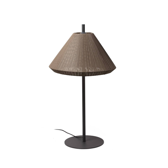 Terrasselampe Saigon IP65, høyde 120 cm, brun