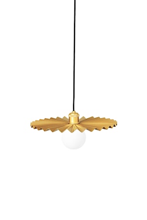 Omega Pendel Børstet Messing 35 cm