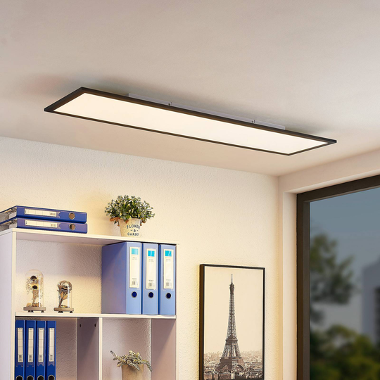 Lindby Nelios LED-taklampe, 4 000 K 120x30 cm