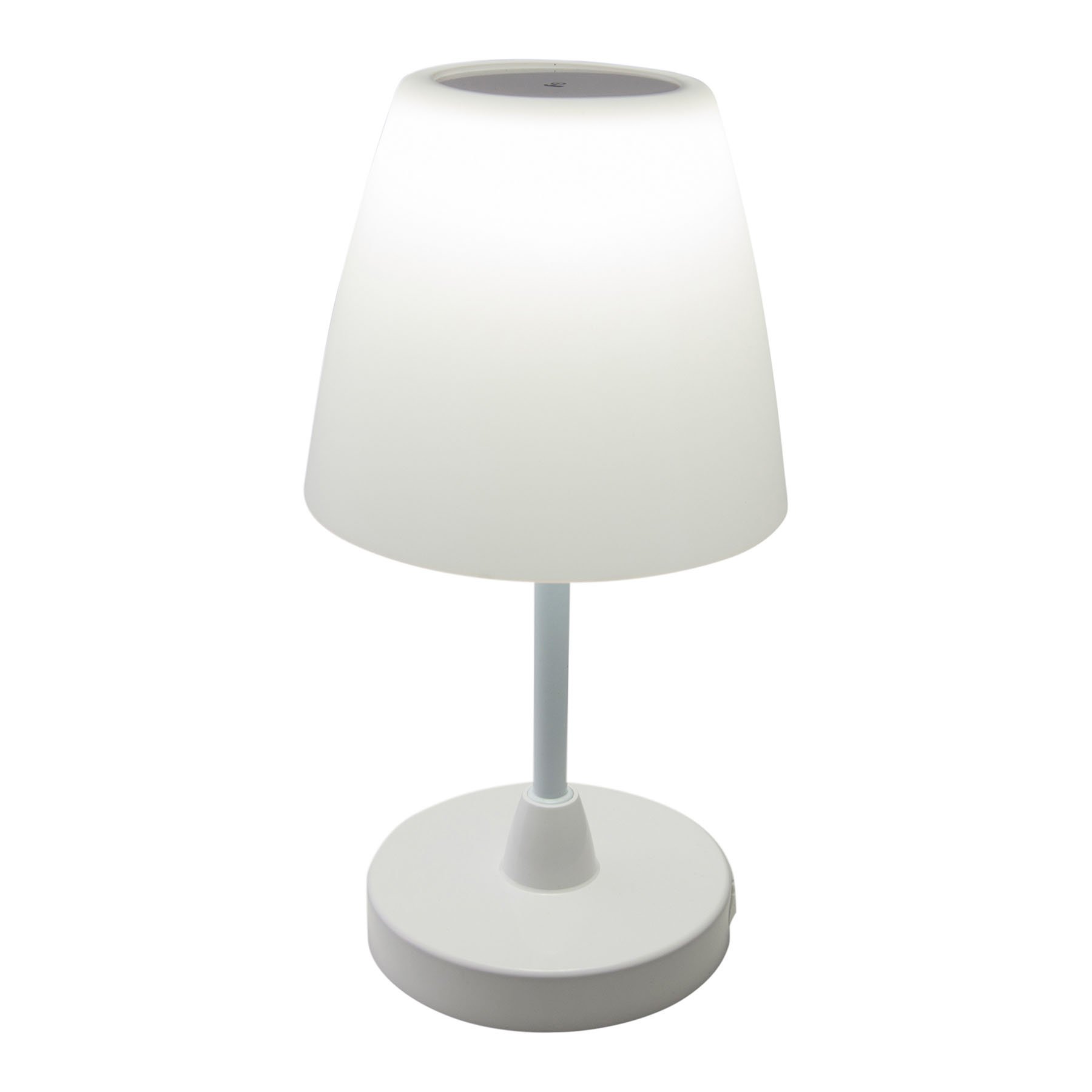 Toora LED-batteri-bordlampe, dimbar, IP44, berør.
