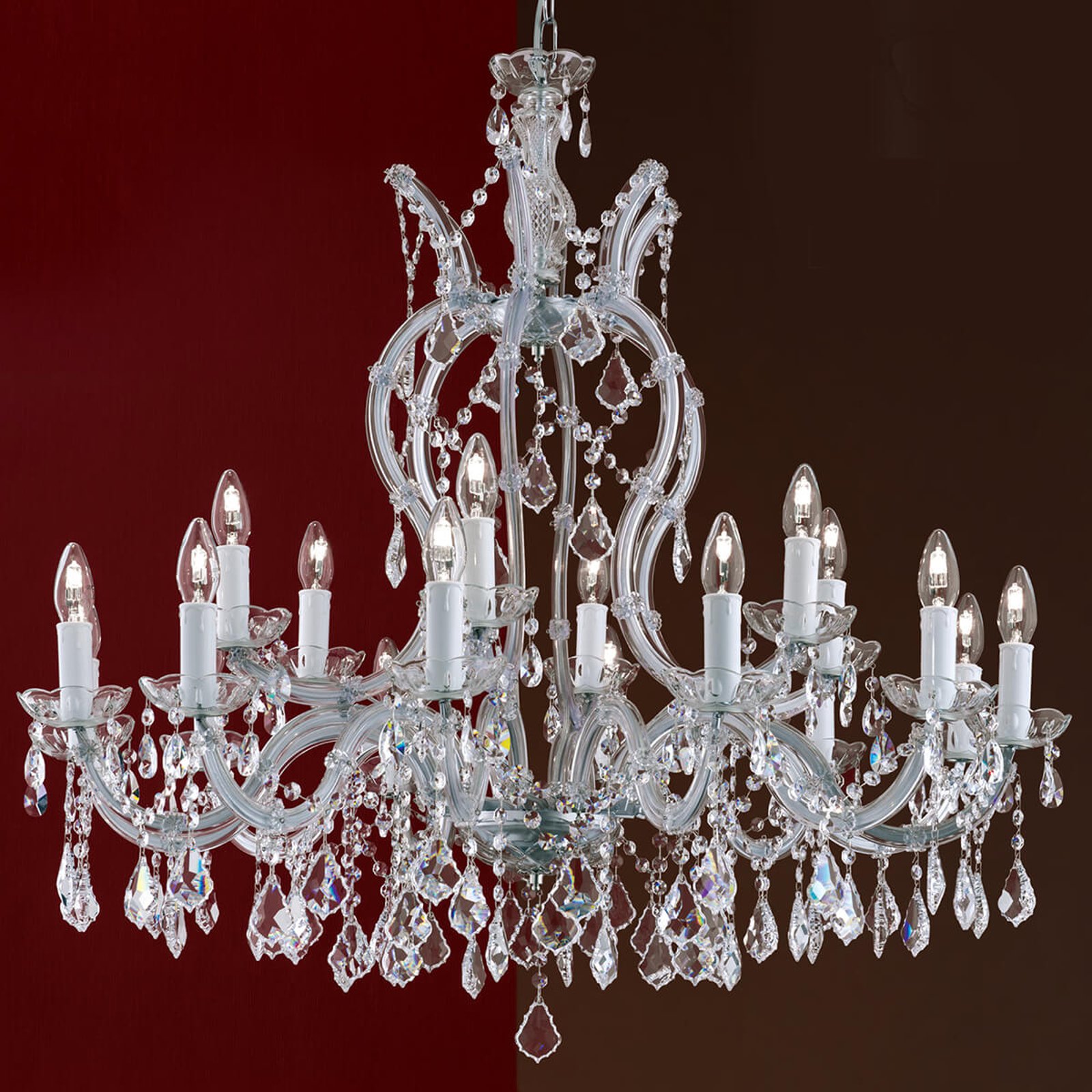 Krystallysekrone Maria Theresia, 18 lys