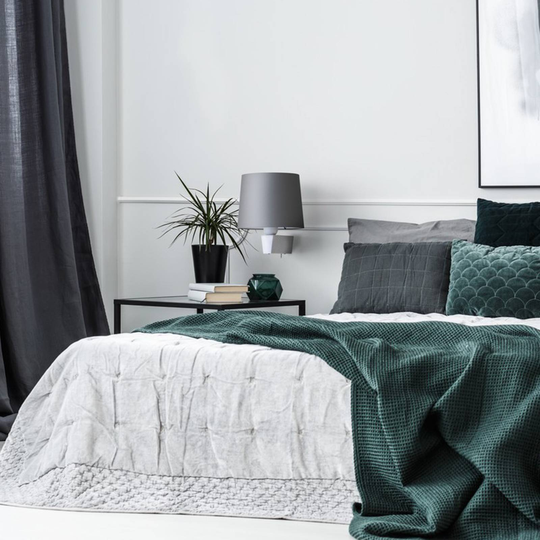 Vegglampe Chillin I med bryter, grå/hvit