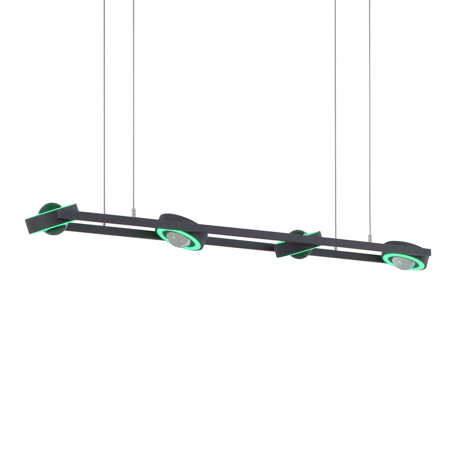 Paul Neuhaus Q-MIA LED-hengelampe, antrasitt