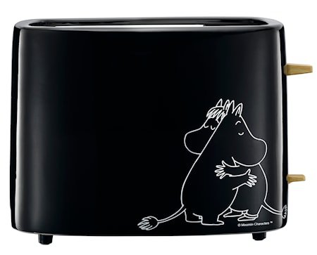 New Nordic Keramisk Brødrister Mummitrollet Svart