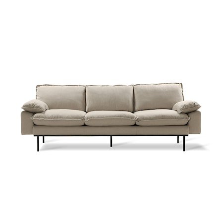 Retro Sofa 3-seter cosy Beige