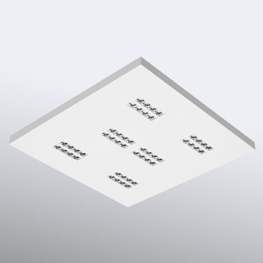 Declan II - kvadratisk LED-taklampe 4 000 K