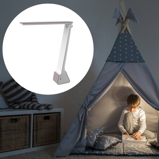 LED-bordlampe MAULseven colour vario, batteri sand