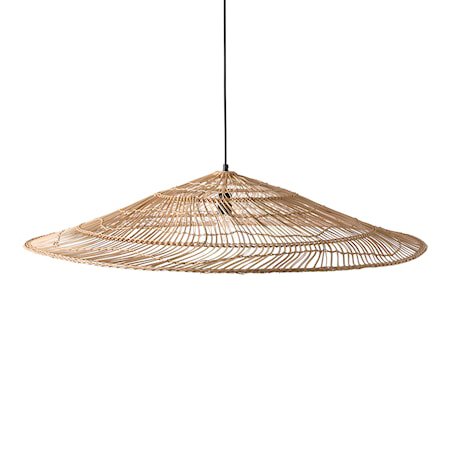 wicker pendant lamp triangle natural XL