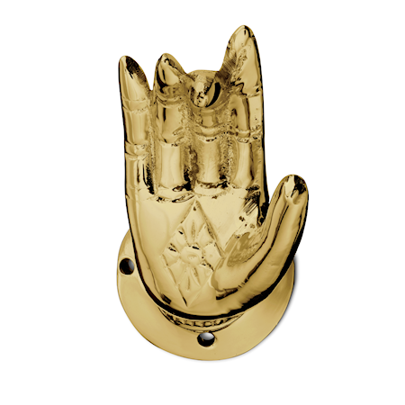 Hand Veggkrok Messing L
