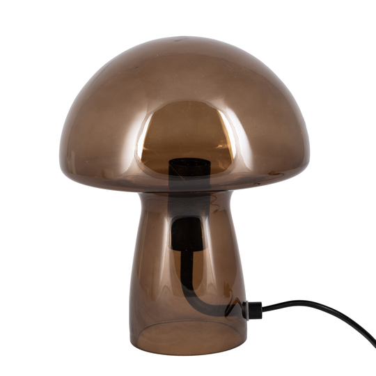 Bordlampe Sopp brun 23cm