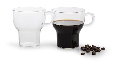 Glasskopp 2-pakning Klar 25 cl