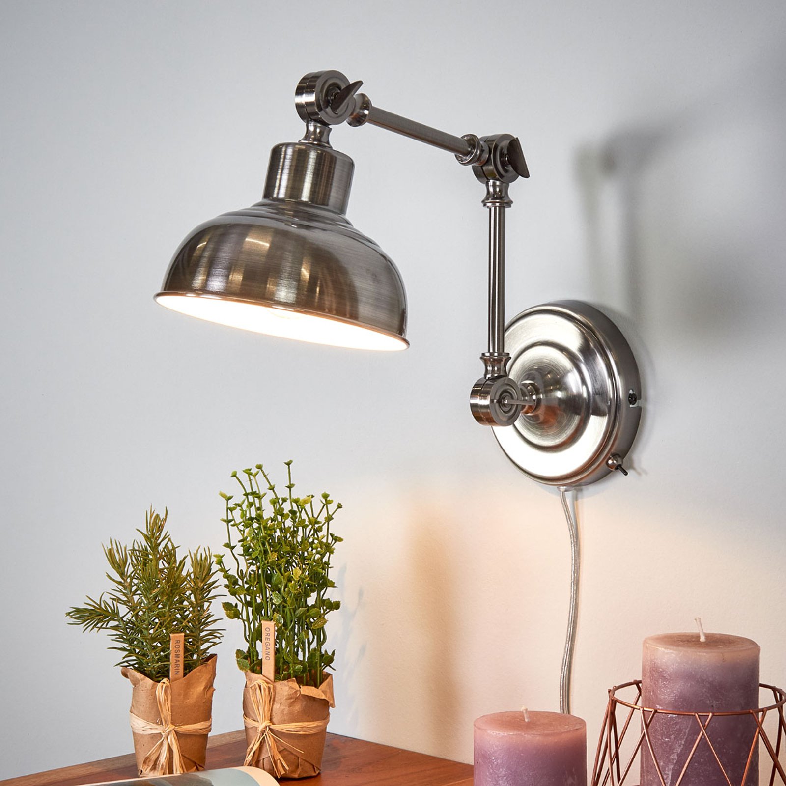 Antikk vegglampe Grimmstad