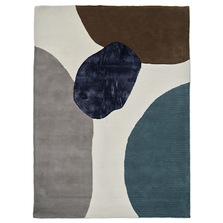 Topaz Teppe Ivory/Teal 250x350 cm