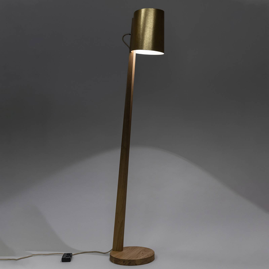 ALMUT 1411 gulvlampe sylindrisk Ø30cm ananas