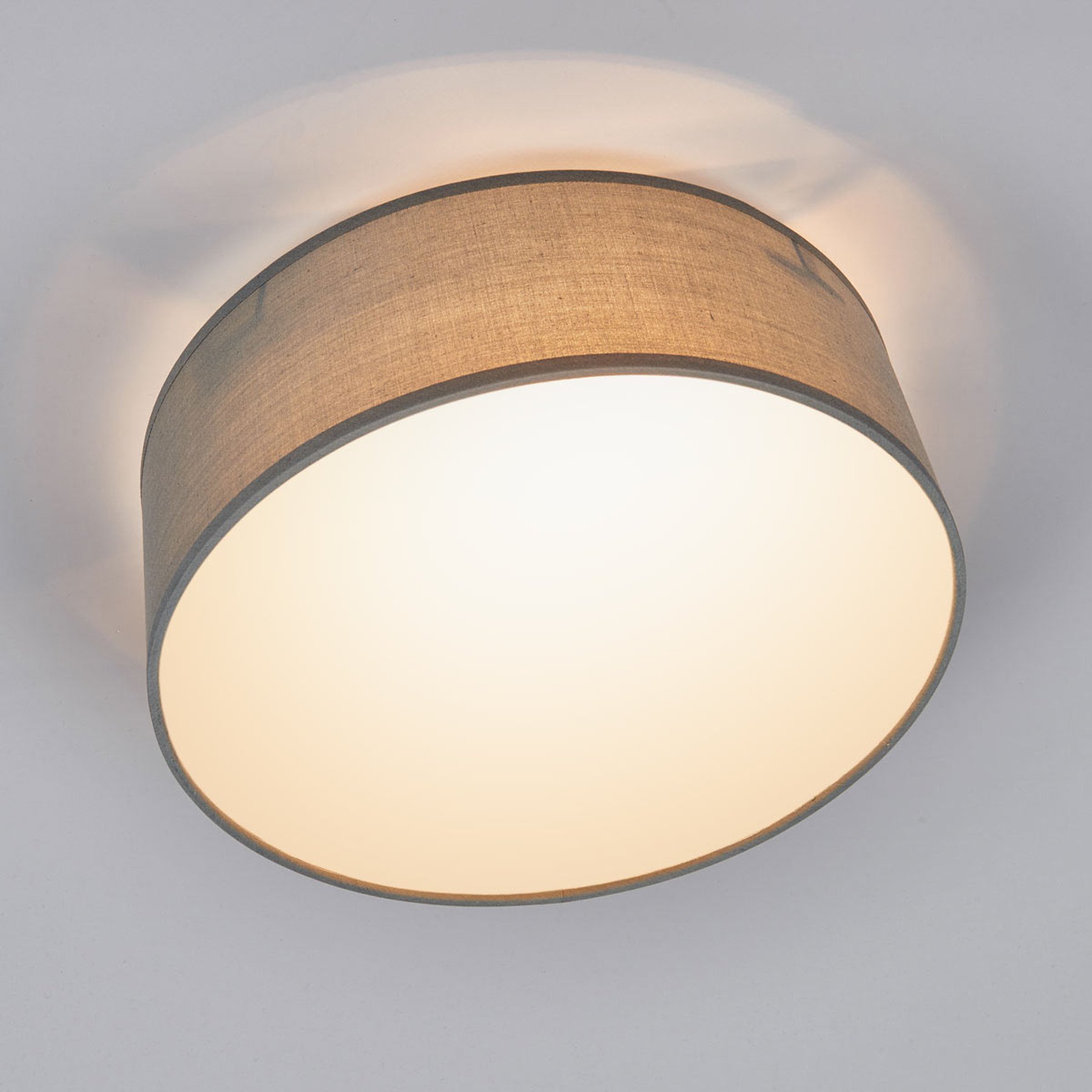 Grå taklampe Ceiling Dream i tekstil, 30 cm
