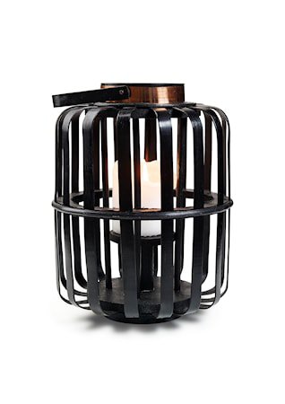Lyslykt BAMBUS BLACK