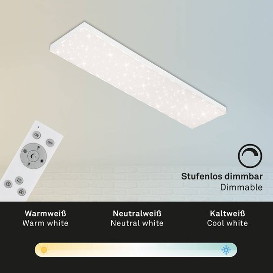 LED-stjernehimmel Frameless CCT, 100x25cm