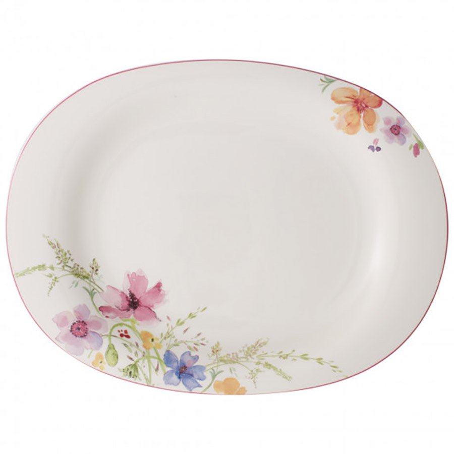 Villeroy & Boch Mariefleur Basic Oval Dyp Tallerken 24X21cm