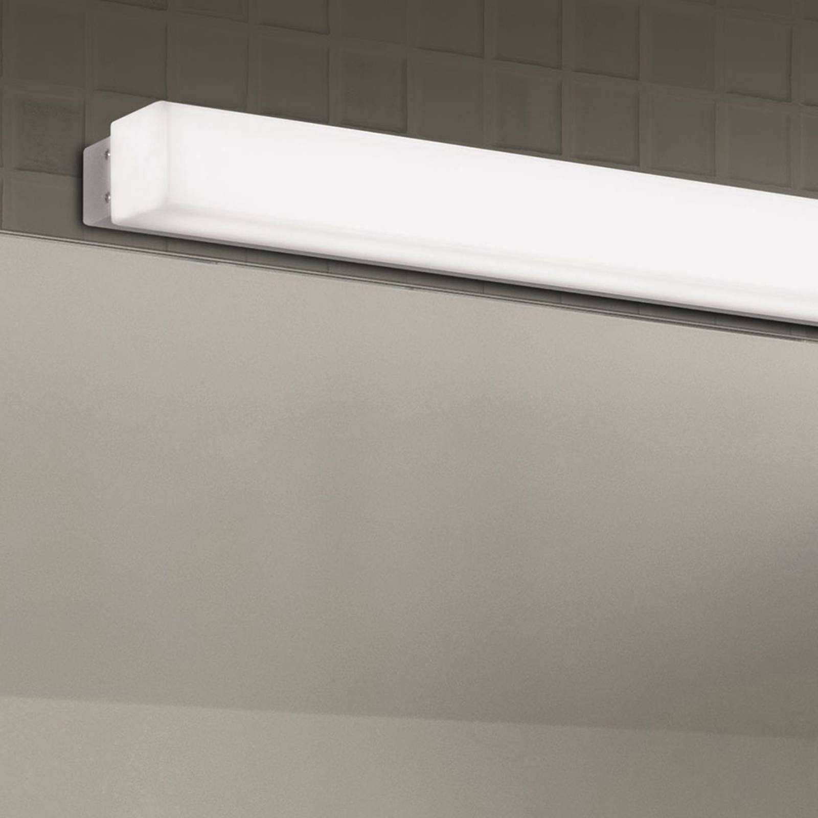 LED-vegglampe til bad Box, 3 000 K, bredde 59 cm