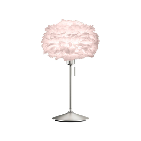 UMAGE Eos mini bordlampe rosé / børstet stål