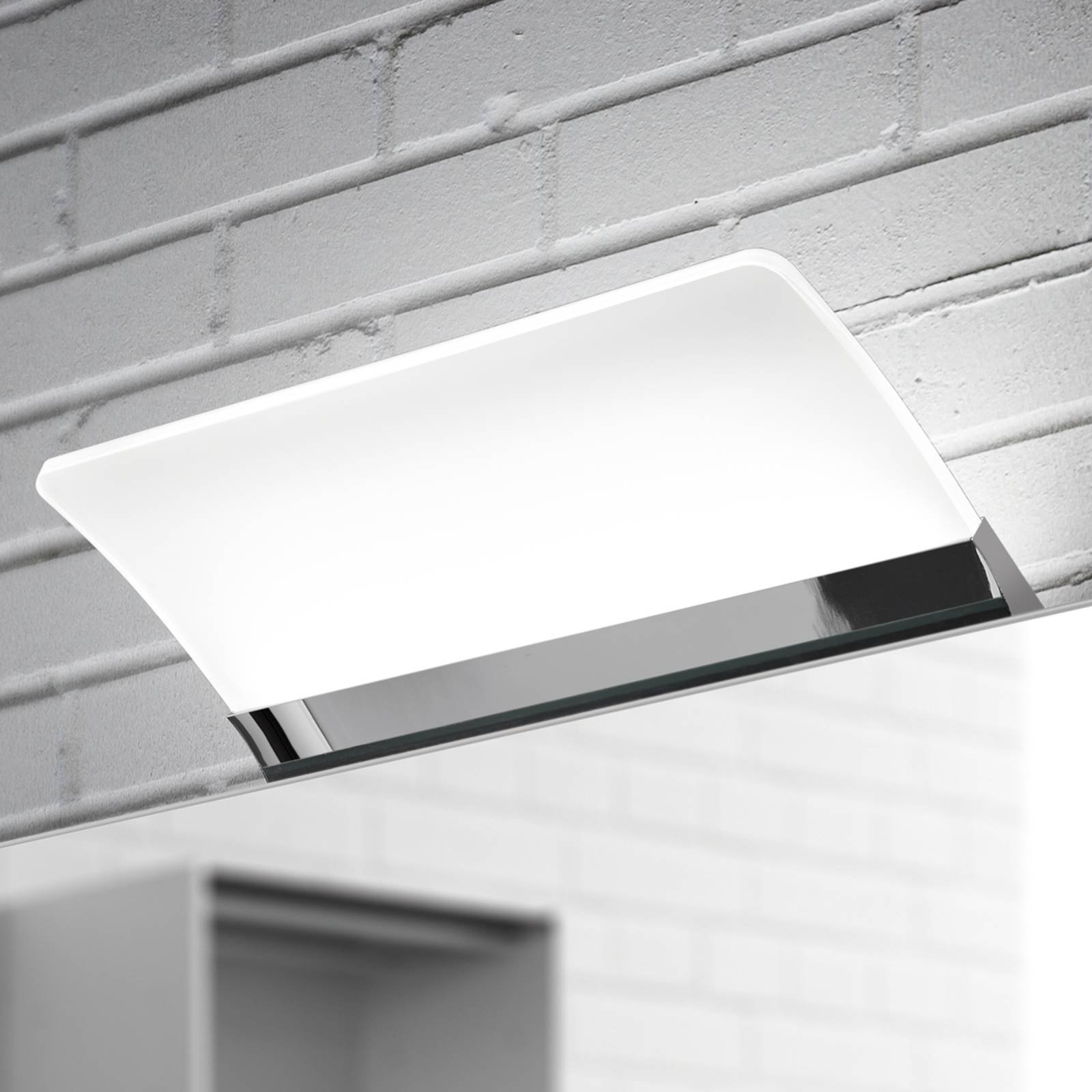 Flat LED-speillampe Angela S2, IP44, 16 cm