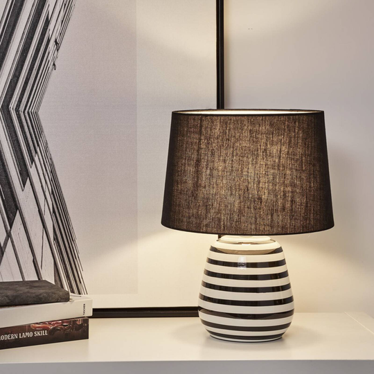 Pauleen Dressy Sparkle bordlampe i stripestil