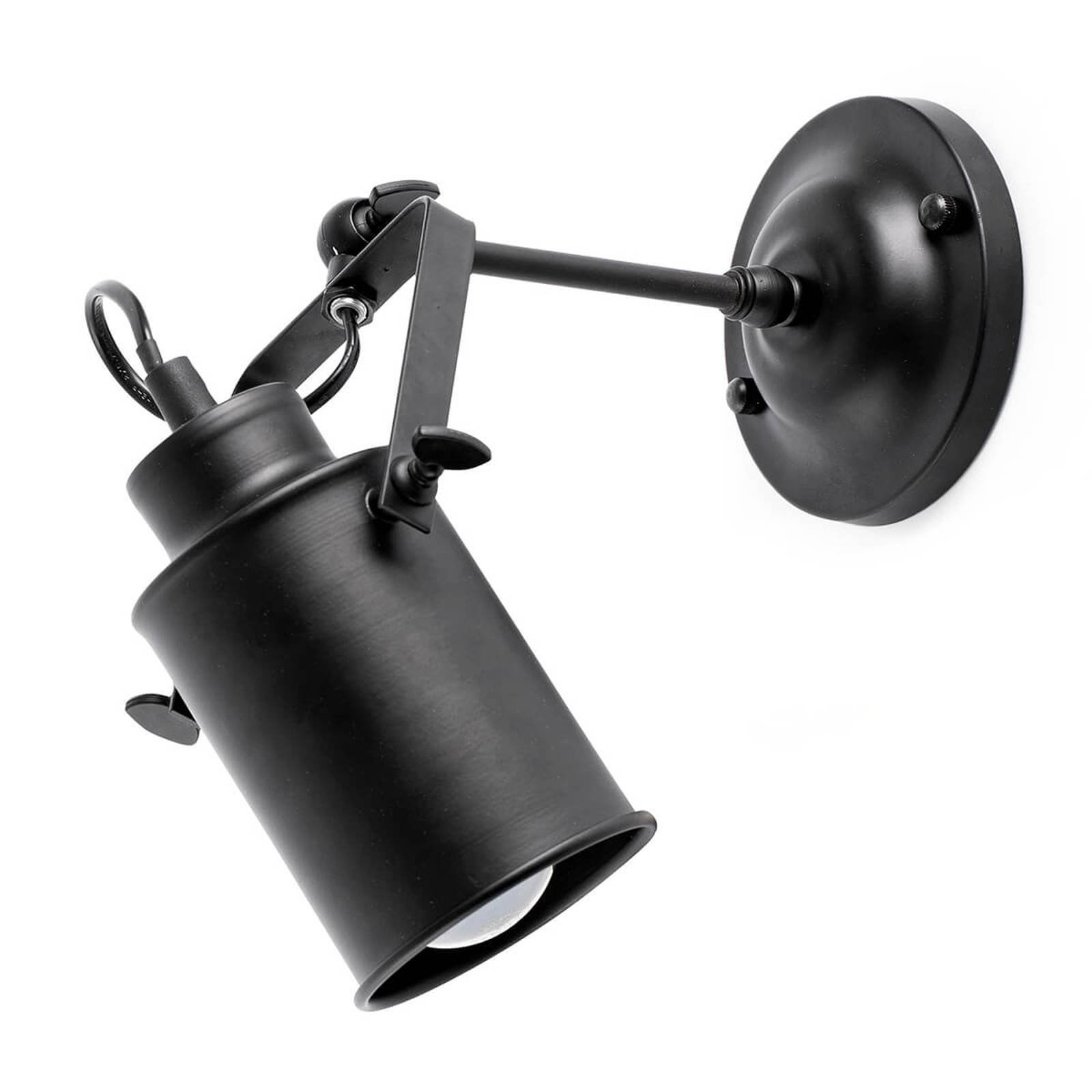 Veggspot i retrodesign List 1 lys