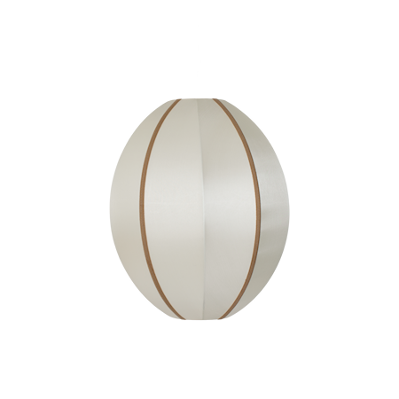 Indochina Oval S Lampskärm Offwhite/Amber