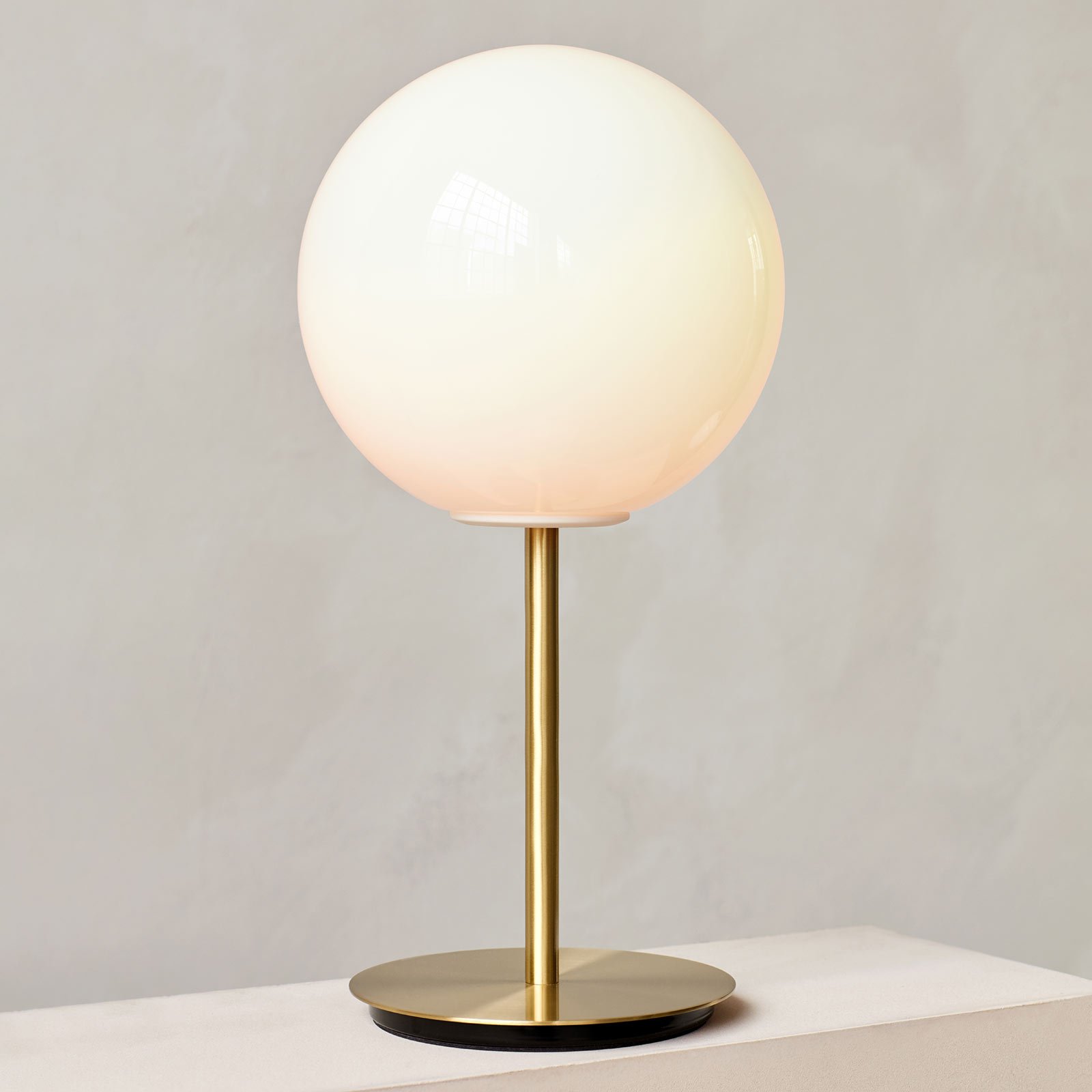 Menu TR Bulb DTW bordla. 41 cm messing/opal blank