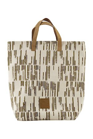 Shopping bag, Row, Sand, 41 x 38 cm