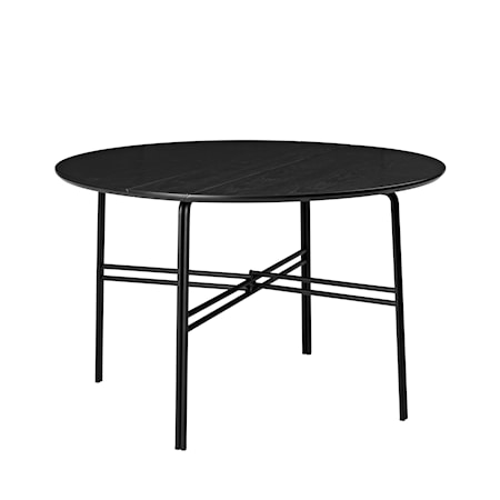 Oda Bord Ø120 cm Jern/Askefinér Svart