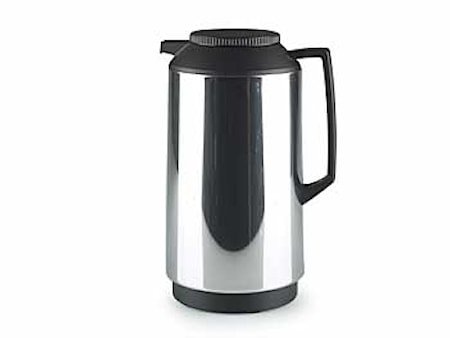 Termoskanne 1 l stål blank