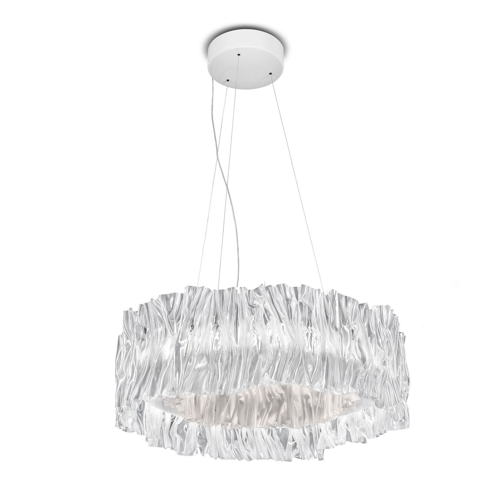 Slamp Accordéon LED-hengelampe hvit 3 000 K