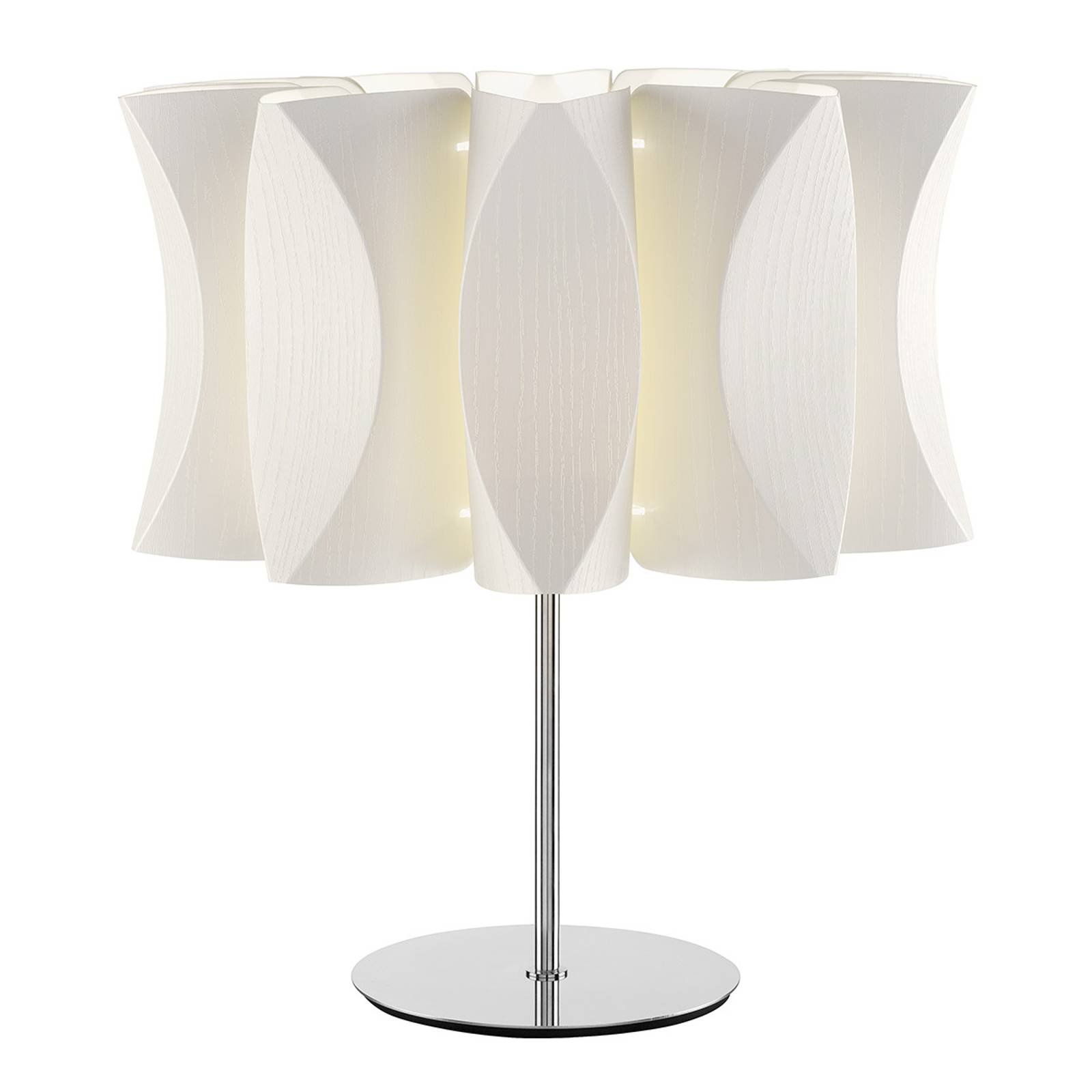 Lume Virus bordlampe hvit ask