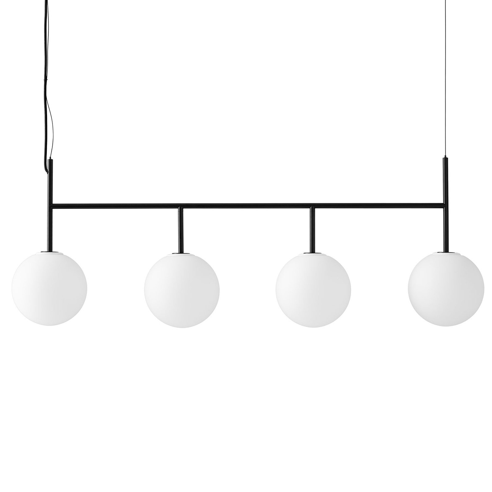 Menu TR Bulb DTW LED-pendel 4lk svart/opal matt