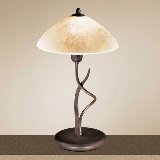 Bordlampe Samuele i landlig stil, scavo