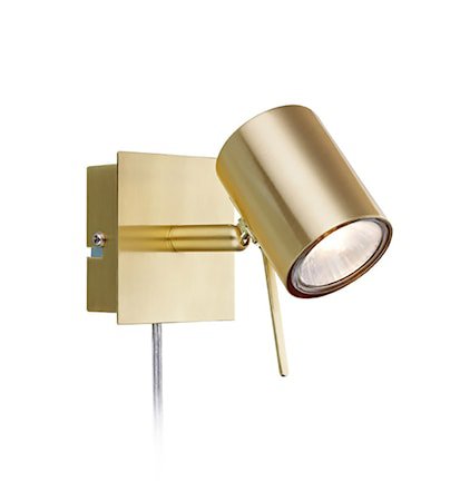 Hyssna LED Vegglampe Messing