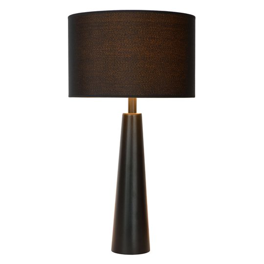 Yessin bordlampe, kjeglefot, svart