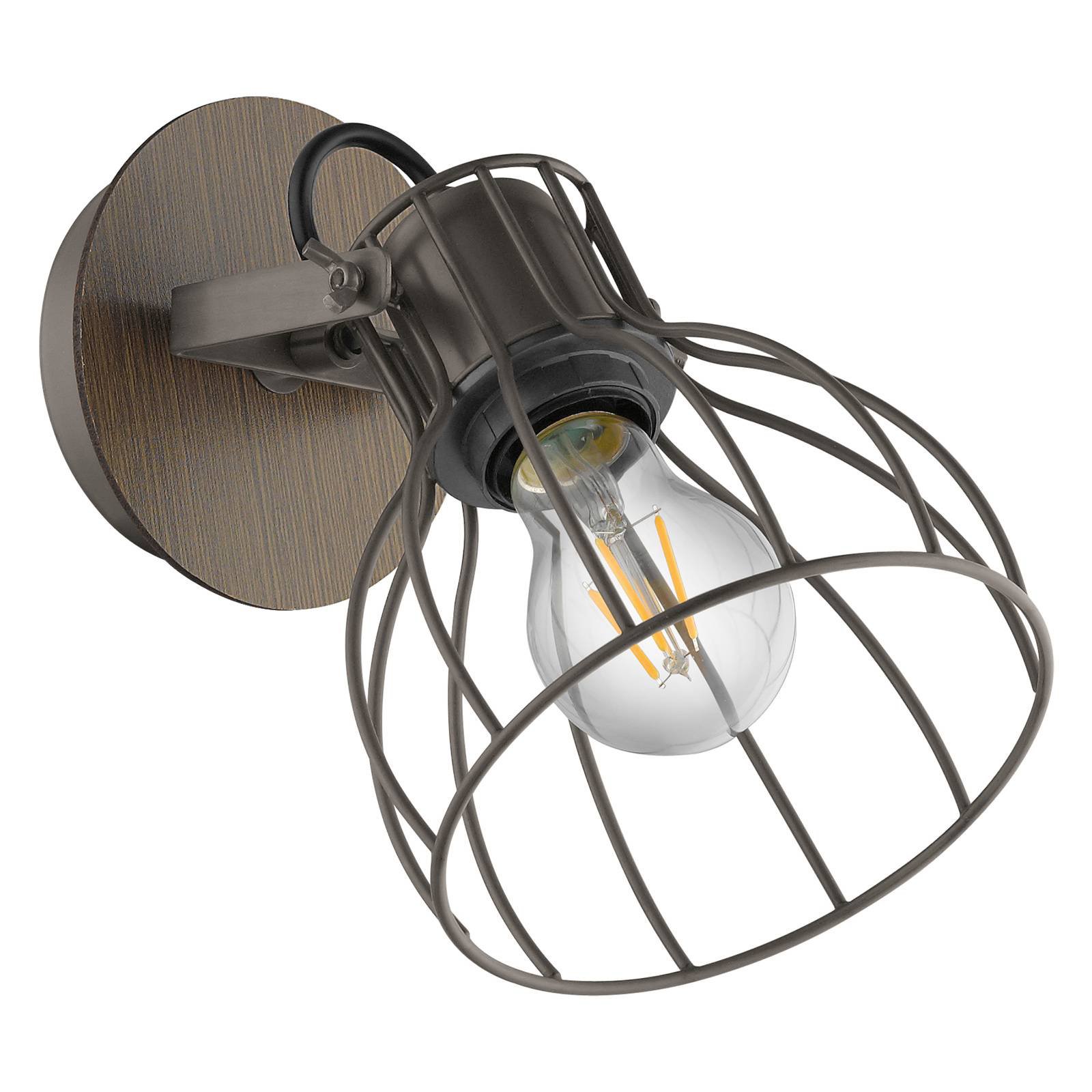 Vegglampe Sambatello med burskjerm, 1 lyskilde