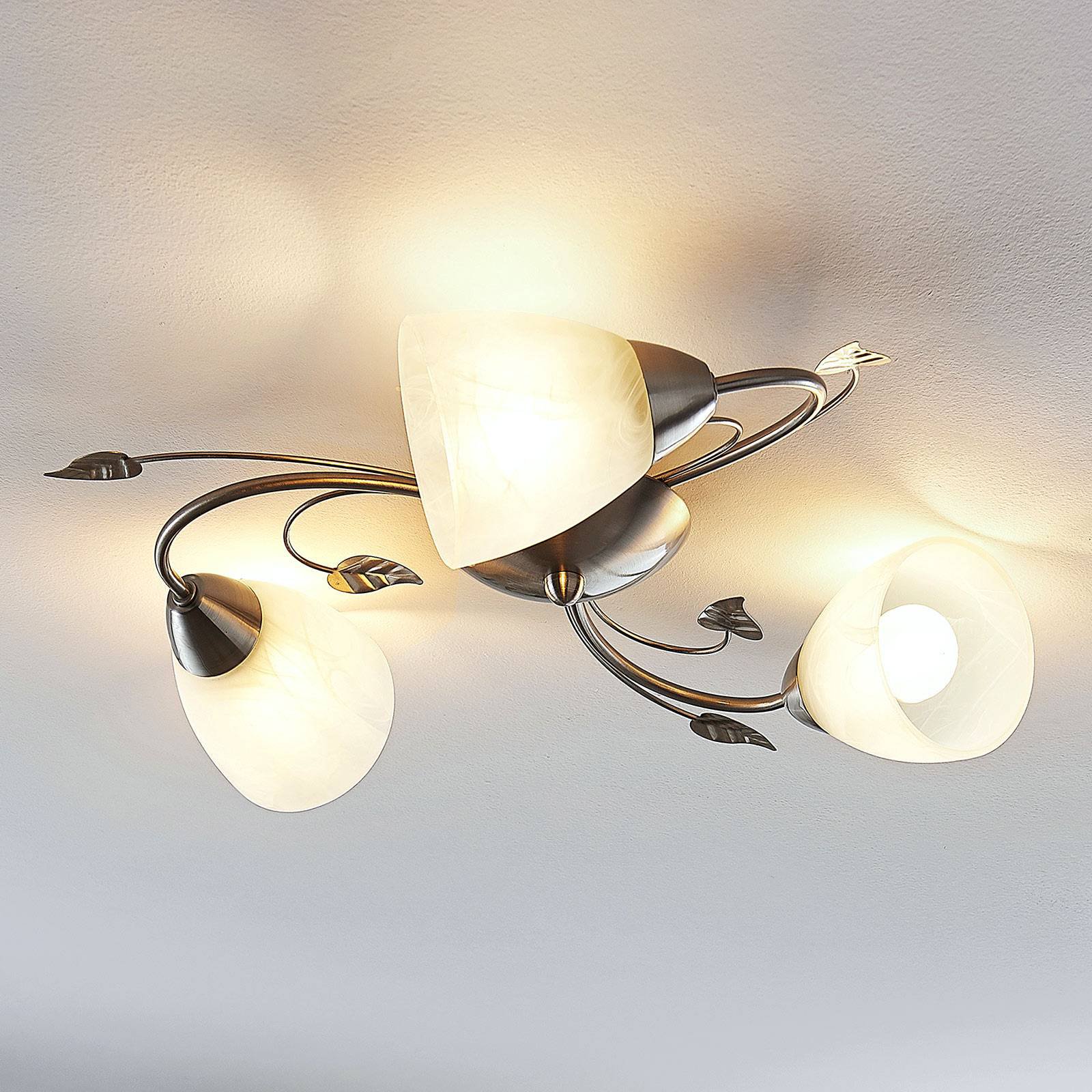 Lindby Yannie LED-taklampe, tre lyskilder
