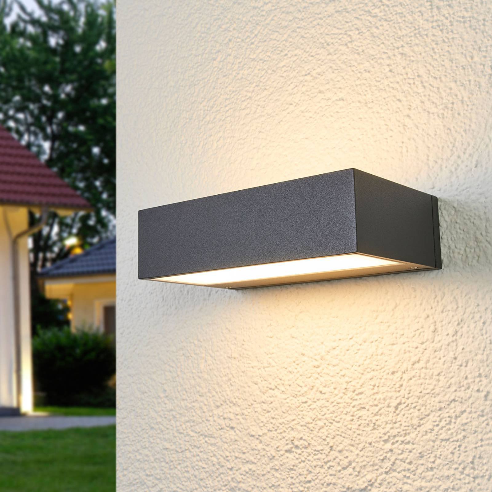 BEGA 33340K3 utendørs vegglampe opp/ned, 3 000 K