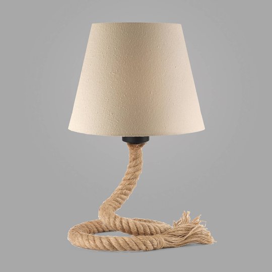 Mauli bordlampe av tau og stoff