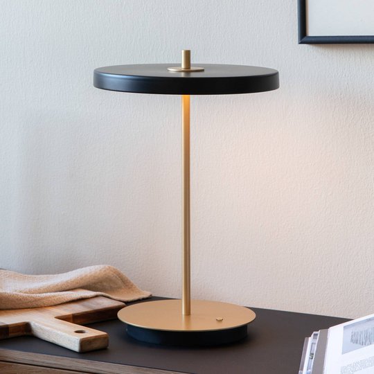 UMAGE LED-bordlampe Asteria move svart
