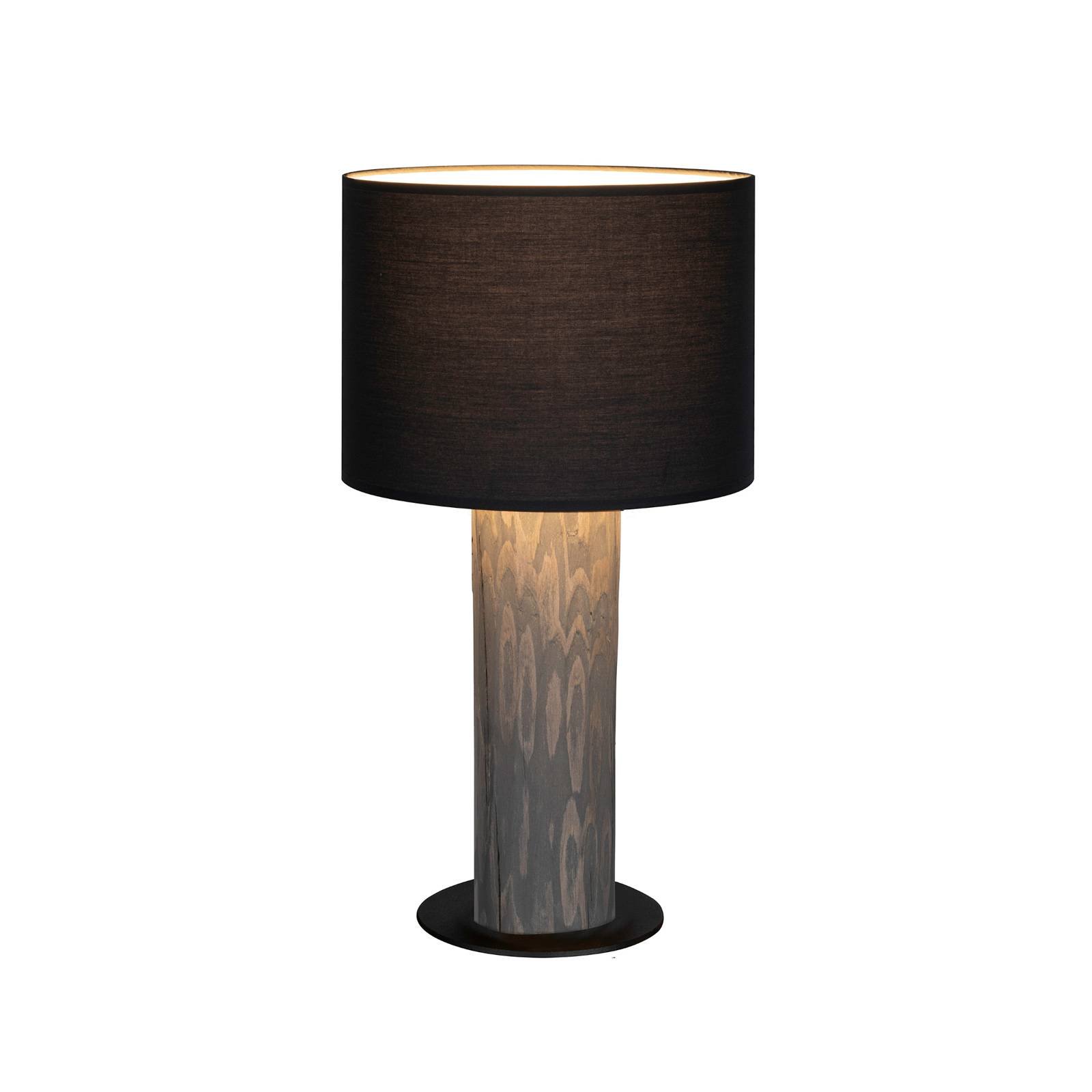Bordlampe Pino Simple skjerm antrasitt, fot grå