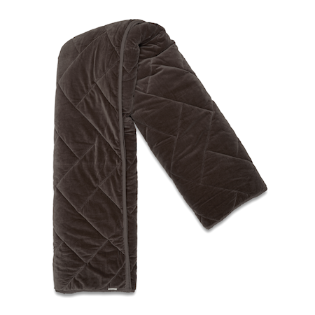 Sengeteppe Chevron Major Brown 260x260 cm